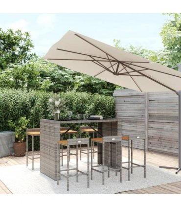 vidaXL Garden Bar Set | Grey