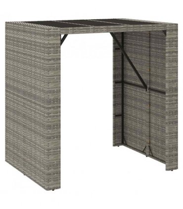 vidaXL Garden Bar Set | Grey — V0671965015
