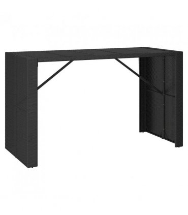 vidaXL Garden Bar Set | Black — V0671965018