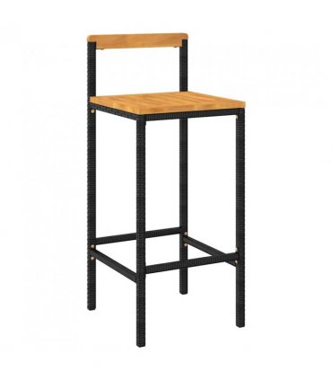 vidaXL Garden Bar Set | Black — V0671965020