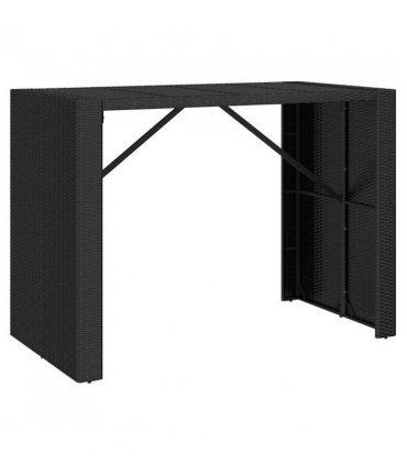 vidaXL Garden Bar Set | Black — V0671965020