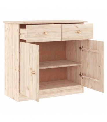 vidaXL Sideboard ALTA 77x35x73 cm Solid Wood Pine — Colour: natural