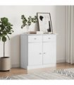 vidaXL Sideboard ALTA White 77x35x73 cm Solid Wood Pine