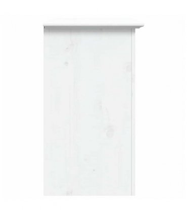 vidaXL Bedside Cabinet BODO White 53x38.5x66 cm Solid Wood Pine