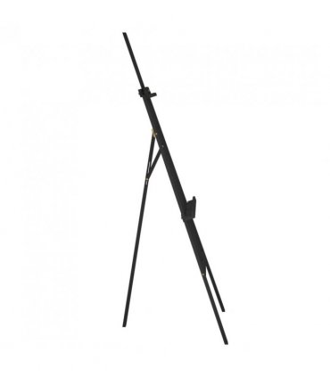 vidaXL Easel Stand Black 53.5x95x127 cm Solid Wood Pine