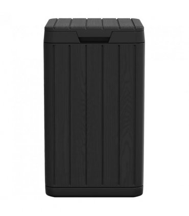 vidaXL Outdoor Garbage Bin Anthracite 38x38x65 cm PP