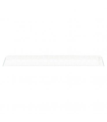 vidaXL Greenhouse with Steel Frame White 54 m² 18x3x2 m — Size: 18 x 3 x 2 m