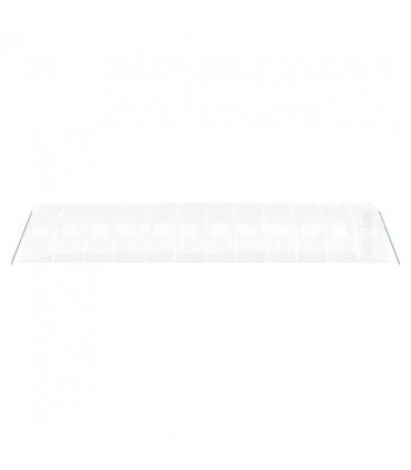 vidaXL Greenhouse with Steel Frame White 48 m² 12x4x2 m — Size: 12 x 4 x 2 m