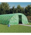 vidaXL Greenhouse with Steel Frame Green 40 m² 8x5x2.3 m — Size: 8 x 5 x 2.3 m