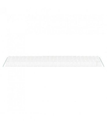 vidaXL Greenhouse with Steel Frame White 144 m² 24x6x2.85 m — Size: 24 x 6 x 2.85 m