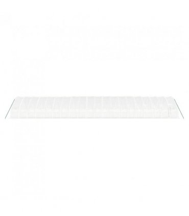 vidaXL Greenhouse with Steel Frame White 120 m² 20x6x2.85 m — Size: 20 x 6 x 2.85 m