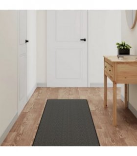 vidaXL Carpet Runner Sisal Look Anthracite 50x300 cm — Size: 50 x 300 cm