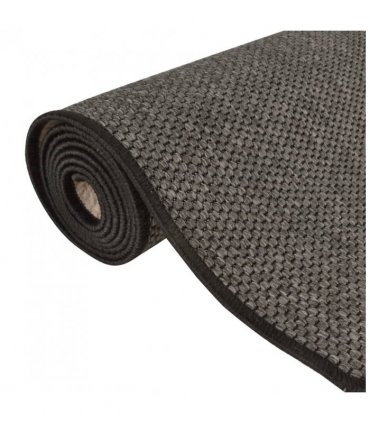 vidaXL Carpet Runner Sisal Look Anthracite 80x300 cm — Size: 80 x 300 cm