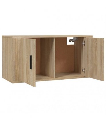 vidaXL Wall-mounted TV Cabinets 3 pcs Sonoma Oak 80x34.5x40 cm
