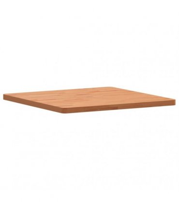 vidaXL Table Top 60x60x2.5 cm Square Solid Wood Beech — Colour: brown, Size: 60 x 60 x 2.5 cm