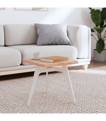 vidaXL Table Top 40x40x2.5 cm Square Solid Wood Beech — Colour: light brown, Size: 40 x 40 x 2.5 cm