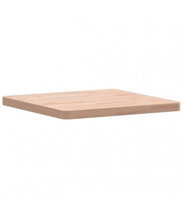 vidaXL Table Top 40x40x2.5 cm Square Solid Wood Beech — Colour: light brown, Size: 40 x 40 x 2.5 cm