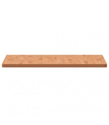 vidaXL Table Top 80x80x2.5 cm Square Solid Wood Beech — Colour: brown, Size: 80 x 80 x 2.5 cm