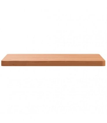 vidaXL Table Top 50x50x2.5 cm Square Solid Wood Beech — Colour: brown, Size: 50 x 50 x 2.5 cm