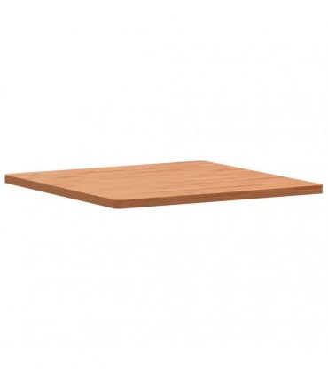 vidaXL Table Top 70x70x2.5 cm Square Solid Wood Beech — Colour: brown, Size: 70 x 70 x 2.5 cm