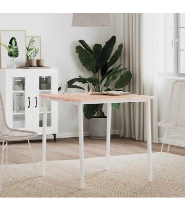 vidaXL Table Top 70x70x1.5 cm Square Solid Wood Beech — Colour: light brown, Size: 70 x 70 x 1.5 cm