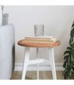 vidaXL Table Top Ø30x1.5 cm Round Solid Wood Beech — Colour: brown, Size: 30 x 1.5 cm