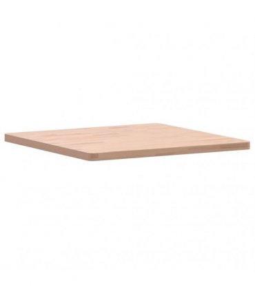 vidaXL Table Top 60x60x2.5 cm Square Solid Wood Beech — Colour: light brown, Size: 60 x 60 x 2.5 cm