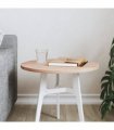 vidaXL Table Top Ø40x1.5 cm Round Solid Wood Beech — Colour: light brown, Size: 40 x 1.5 cm