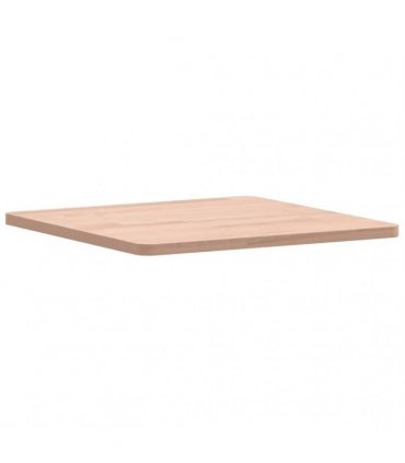 vidaXL Table Top 40x40x1.5 cm Square Solid Wood Beech — Colour: light brown, Size: 40 x 40 x 1.5 cm