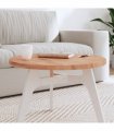 vidaXL Table Top Ø60x2.5 cm Round Solid Wood Beech — Colour: brown, Size: 60 x 2.5 cm