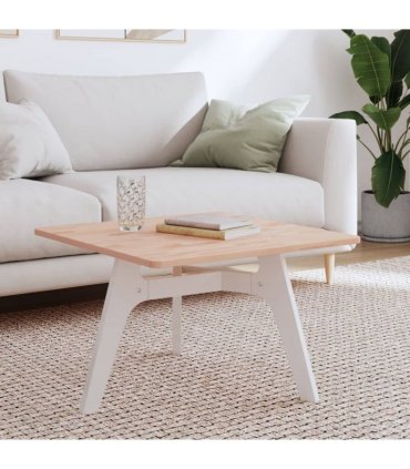 vidaXL Table Top 60x60x1.5 cm Square Solid Wood Beech — Colour: light brown, Size: 60 x 60 x 1.5 cm