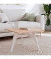 vidaXL Table Top 60x60x1.5 cm Square Solid Wood Beech — Colour: light brown, Size: 60 x 60 x 1.5 cm