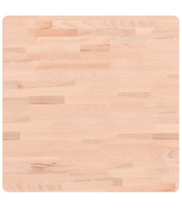 vidaXL Table Top 60x60x1.5 cm Square Solid Wood Beech — Colour: light brown, Size: 60 x 60 x 1.5 cm