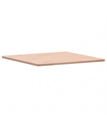 vidaXL Table Top 60x60x1.5 cm Square Solid Wood Beech — Colour: light brown, Size: 60 x 60 x 1.5 cm