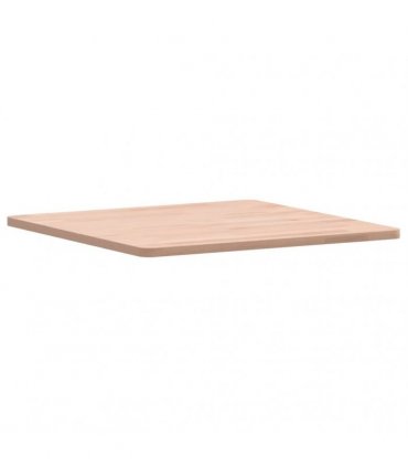 vidaXL Table Top 50x50x1.5 cm Square Solid Wood Beech — Colour: light brown, Size: 50 x 50 x 1.5 cm