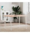 vidaXL Table Top 90x90x2.5 cm Square Solid Wood Beech — Colour: light brown, Size: 90 x 90 x 2.5 cm