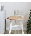 vidaXL Table Top Ø30x1.5 cm Round Solid Wood Beech — Colour: light brown, Size: 30 x 1.5 cm