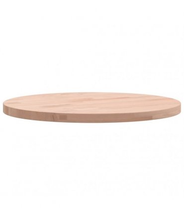 vidaXL Table Top Ø30x1.5 cm Round Solid Wood Beech — Colour: light brown, Size: 30 x 1.5 cm