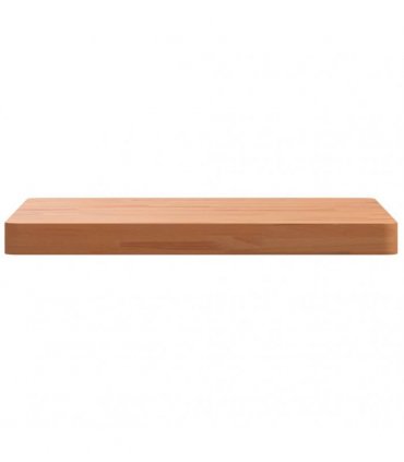 vidaXL Table Top 50x50x4 cm Square Solid Wood Beech — Colour: brown, Size: 50 x 50 x 4 cm