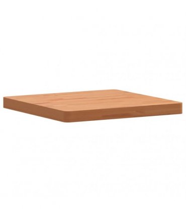 vidaXL Table Top 50x50x4 cm Square Solid Wood Beech — Colour: brown, Size: 50 x 50 x 4 cm