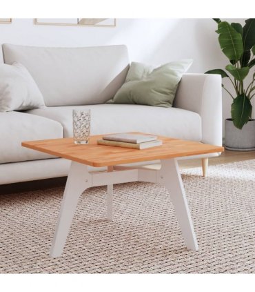 vidaXL Table Top 60x60x1.5 cm Square Solid Wood Beech — Colour: brown, Size: 60 x 60 x 1.5 cm