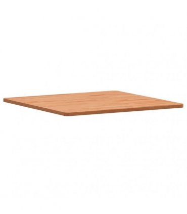 vidaXL Table Top 60x60x1.5 cm Square Solid Wood Beech — Colour: brown, Size: 60 x 60 x 1.5 cm