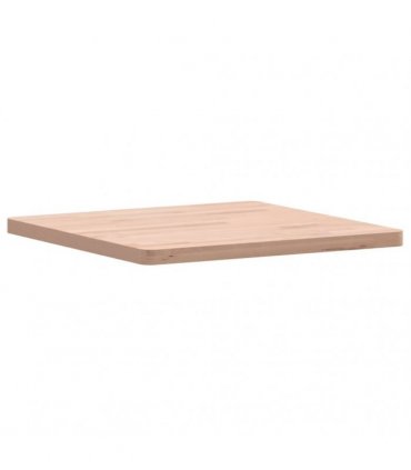 vidaXL Table Top 50x50x2.5 cm Square Solid Wood Beech — Colour: light brown, Size: 50 x 50 x 2.5 cm