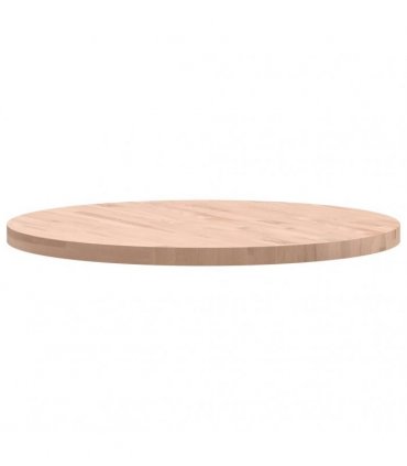 vidaXL Table Top Ø90x4 cm Round Solid Wood Beech — Colour: light brown, Size: 90 x 4 cm