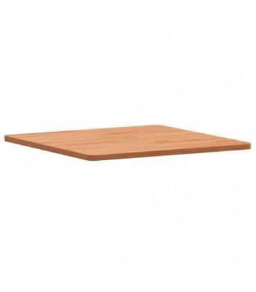 vidaXL Table Top 50x50x1.5 cm Square Solid Wood Beech — Colour: brown, Size: 50 x 50 x 1.5 cm