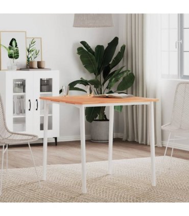 vidaXL Table Top 70x70x1.5 cm Square Solid Wood Beech — Colour: brown, Size: 70 x 70 x 1.5 cm