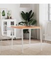 vidaXL Table Top 70x70x1.5 cm Square Solid Wood Beech — Colour: brown, Size: 70 x 70 x 1.5 cm