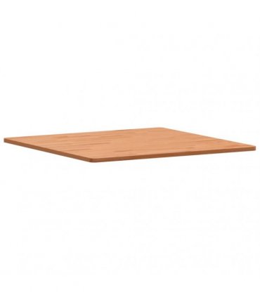 vidaXL Table Top 70x70x1.5 cm Square Solid Wood Beech — Colour: brown, Size: 70 x 70 x 1.5 cm
