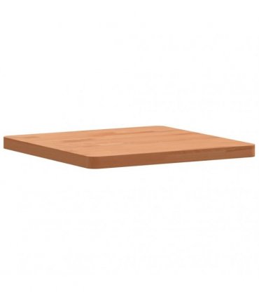 vidaXL Table Top 40x40x2.5 cm Square Solid Wood Beech — Colour: brown, Size: 40 x 40 x 2.5 cm