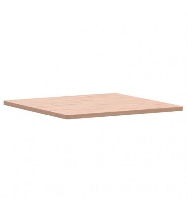 vidaXL Table Top 80x80x2.5 cm Square Solid Wood Beech — Colour: light brown, Size: 80 x 80 x 2.5 cm